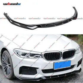Wheelx G30/g31/g38 2017-2020 Glossy Black Front Bumper Lip For Bmw 5 Series G30 G31 G38 540i M Sport 2017-20
