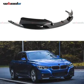 Kye027 Wheelx For Bmw F30 F31 3 Series M Sport 2012-18 Glossy Black Front Bumper Lip Splitters