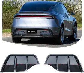 At-tsrd-0011 Wildwell Rear Bumper Diffuser Lip Compatible With 2025-2026 Tesla Model Y