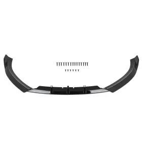Xe0611959406b01 X-engineclub Front Bumper Lip For Audi A4 B8 S-line 2009-2012 Glossy Black