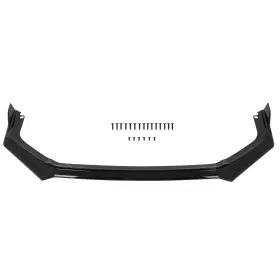 Xe0612785606b01 X-engineclub Front Bumper Lip For Honda Civic Sedan 2022-2023 Glossy Black