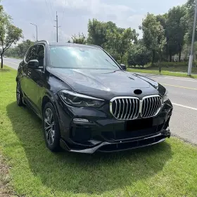 366031 X-parts For 2019-2023 Bmw G05 X5 M Sport Spoiler Chin 4pc Gloss Black Front Bumper L