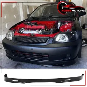 Xcs-blf-hc99sp-pu Xcessmotors Fits 99-00 Honda Civic Ek Spoon Style Front Bumper Lip Spoiler Splitter Pu