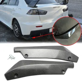 Kt015 Xotic Tech Rear Bumper Canard Diffuser Splitter Spoiler Fin Lip Decor Trim For Honda Toyota
