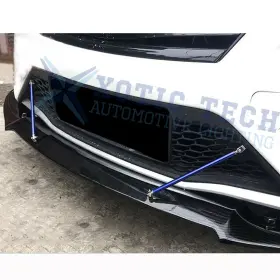 Th161b Xotic Tech #th161b Blue 6 Inch - 9 Bumper Diffuser Strut Rod Supporter Bars For Tesla Toyota Honda