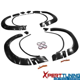 Xpt-bfd-dchall15hc-4p Xpert-tuning Fits 15-23 Dodge Challenger Hellcat Models Demon Style Fender Flares Unpainted