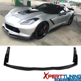 Xpt-blf-ccorv14z07-pu Xpert-tuning Fits 14-19 Chevrolet Corvette C7 Stingray Stage 3 Front Bumper Lip Spoiler Pu