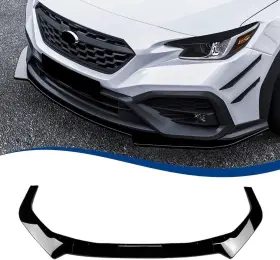 Blf-si22wrxsti-pp Xphazz 22-25 Subaru Wrx Sti Style Front Bumper Lip Spoiler Splitter Gloss Black