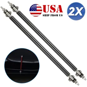 12r06693-cfefus Xukey Carbon Adjustable 8ftft-13ftft Bumper Fiber Lip Splitter Strut Rod Tie Support Bar