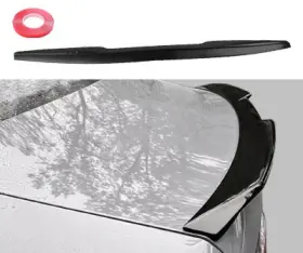 1n1061157 Xukey Us Car Rear Roof Lip Universal Spoiler Wing Glossy Black Tail Trunk V-style 45 Inch