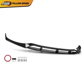 Yel239731 Yellowspeed Front Bumper Splitter Lip Gloss Black Fit For 2018-2021 Bmw X3 X4 M-sport Style