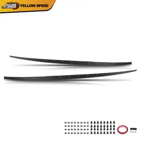 Yel562327 Yellowspeed Side Skirt Extension Splitter New Fit For 2012-2018 Bmw F30 F31 3 Series M Sport