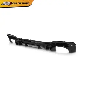Yel856267 Yellowspeed Rear Bumper Diffuser Lip Glossy Black Fit For 2018-2021 Bmw G01 X3 M40i M-sport