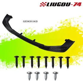 Yew52804 Yellowspeed Fit For 14-16 Lexus Is250/350/200t/300 F-sport Front Bumper Lip Splitter Spoiler
