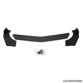 V-02esw0009bbk Ylwspeed20 Fit For Gmc Honda Civic Bmw Benz Universal Front Bumper Lip Body Kit Spoiler