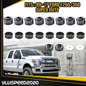 V-02pba1201abk Ylwspeed20 Body Mounts In Polyurethane Pu Fit For Ford F250 F350 Super Duty 99-17 2wd 4wd