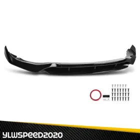 Yl092907 Ylwspeed20 Fits 2019-23 Bmw X5 G05 M Sport Gt Style Glossy Black Front Bumper Lip Splitter