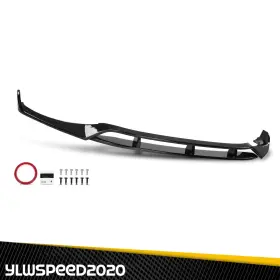 Yl092909 Ylwspeed20 Front Bumper Splitter Lip Gloss Black Fit For 2018-2021 Bmw X3 X4 M-sport Style
