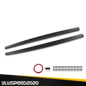 Yl101305 Ylwspeed20 Side Skirt Extension Splitter Fits 14-20 Bmw F32 F33 F36 4 Series M Sport Black