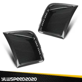 Yl20250404-13 Ylwspeed20 Fit For 08-14 Subaru Wrx Sti Bumper Side Air Vents Corner Cover Carbon Look