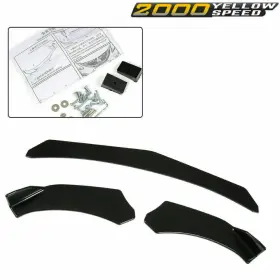 Ylw117029 Ylwspeed2000 Fit For Universal Front Lower Bumper Lip Chin Spoiler Splitter Diffuser Body 3pc
