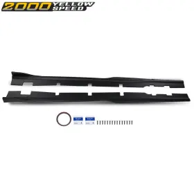 Ylw119963 Ylwspeed2000 Fit For 2015-2023 Dodge Charger Body Kit Matte Black Side Skirts Rocker Panel