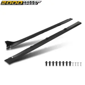 Ylw198179 Ylwspeed2000 Side Skirt Extension Fit For 16-2021 Honda Civic Lx Ex Si 4dr Sedan Type-r Style