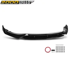 Ylw234797 Ylwspeed2000 Front Bumper Lip Splitter Fit For 19-23 Bmw X5 G05 M Sport Gt Style Glossy Black