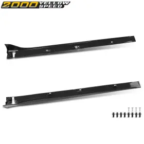 Ylw289252 Ylwspeed2000 Fit For 2016-2021 Honda Civic Type-r Style Look Side Skirt Extension Right &left