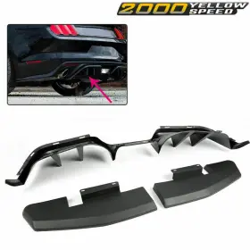 Ylw479880 Ylwspeed2000 Fit For Ford Mustang 2015-2017 Rear Bumper Diffuser Valance Spoiler Protector Us