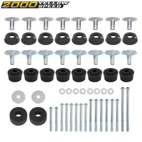 Ylw984759 Ylwspeed2000 Fit For Ford F250 F350 Super Duty 2/4wd 08-16 Body Cab Mount Bushing Kit