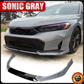 Yofer 569807656454 For Honda Civic 2025-26 Sonic Gray Pearl Front Bumper Lip Splitter Spoiler