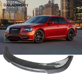 Young 748661795773 Front Bumper Lip Splitter Spoiler Carbon Fiber Style Fit Chrysler 300c 2015-2021
