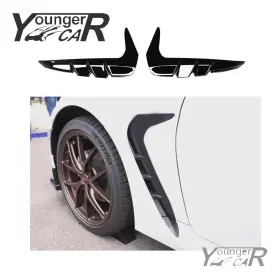 Yc-22brz-zsj-gb Youngercar For 2022-26 Brz And Gr 86 Front Fender Side Vent St Style Garnish Trim Gloss Black