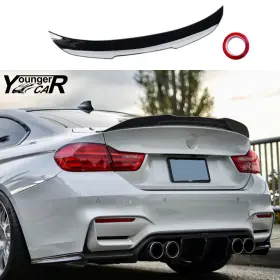 Yc-f33-sp2-gb Youngercar For Bmw F33 428i Convertible 2014-2020 Trunk Spoiler Wing Psm Style Gloss Black