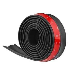Youngine 748440433780 Universal Car Front Rear Bumper Protector Adhesive Rubber Lip