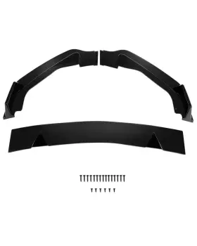 11254076 Zonemotive Glossy Front Bumper Lip Spoiler Splitter For Infiniti Q50 14-17 Base Premium