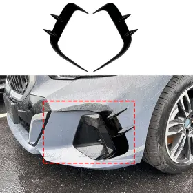 Ztt-008130-gb Ztt Front Bumper Side Blade Canards Gloss Black For Bmw 5 Ser G60 M-sport 2024