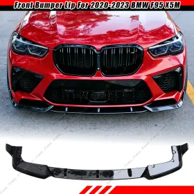 Ztt010660-gb Ztt For 2020-2023 Bmw F95 X5m Pre-lci R Style Gloss Black Front Bumper Lip Splitter