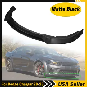 Cp-qc-0843 Zxmoto Fit For Dodge Charger Srt Hellcat Scat Widebody 20-23 Front Bumper Lip Splitter
