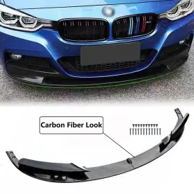 Abcp-bmw-01 Zxmt For 2012-2018 Bmw 3 Series F30 328i M Sport Front Bumper Spoiler Splitter Lip