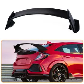 Cp-wy-0815 Zxmt For 2016-2021 Honda Civic Hatchback Type-r Rear Trunk Spoiler Wing Gloss Black