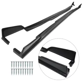Sf-cp-inf0019 Zxmt Fit 2014-2019 Infiniti Q50 St Style Unpainted Black Side Skirts Body Kit 4-door