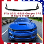 Front Lower Bumper Spoiler Lip Fits 2020-2023 Dodge Charger Srt Style Pu New. Price: $109.99.