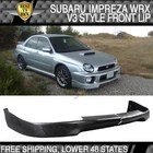 Fits 02-03 Subaru Impreza Wrx Rs Sedan V3 Style Front Bumper Lip Unpainted New. Price: $94.99.