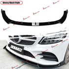 For Mercedes Benz W205 Amg 2019-2022 Front Spoiler Lip Splitter Glossy Black New. Price: $75.99.