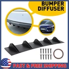 For Dodge Charger Srt Sxt 10 Fins Rear Diffuser Bumper Splitter Body Spoiler New. Price: $25.51.