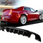 Black Rear Bumper Lip Diffuser For 2015-2023 Chrysler 300 Srt Dual Exhaust New. Price: $111.29.