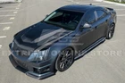 For 09-15 Cadillac Cts-v 4DR 5DR Carbon Fiber Package Side Skirts Panel Pair New. Price: $329.98.