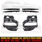 Porsche Panamera 2010-13 Premium Front Bumper Grill Elements Moldings Set Kit New. Price: $149.99.